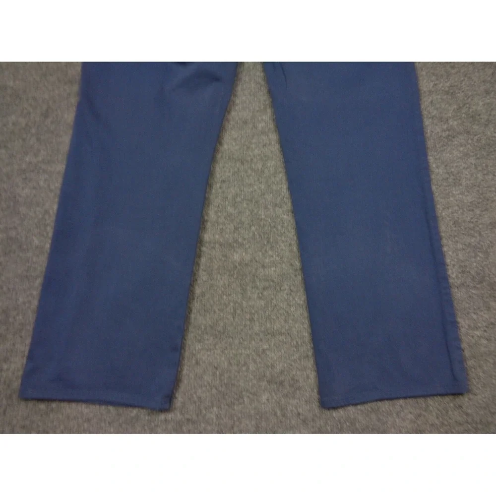 Peter Millar Pants Adult 33x28 Blue Signature Sateen Five Pocket Chino Mens